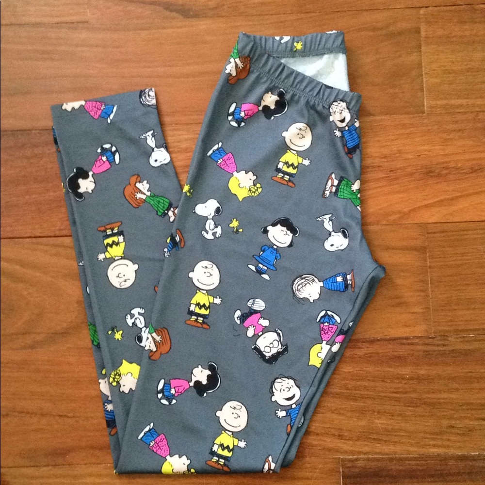 Peanuts Polyester Leggings, Size S